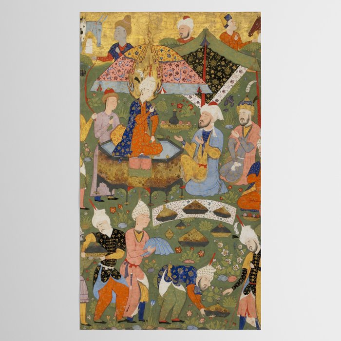 Falnama (Book of omens), Joseph Islamic Antique Art  Tablecloth Gallery Image 2