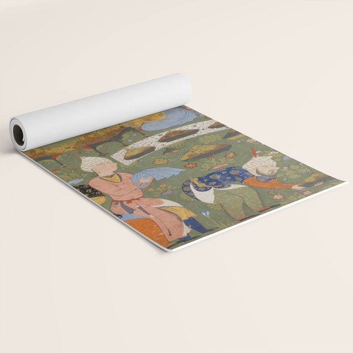 Falnama (Book of omens), Joseph Islamic Antique Art  Yoga Mat Gallery Image 2