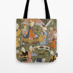 Falnama (Book of omens), Joseph Islamic Antique Art  Tote Bag Gallery Image 1