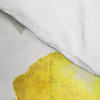 mediterranean summer lemon branches on white Comforter Gallery Image 4