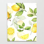mediterranean summer lemon branches on white Notebook Gallery Image 4
