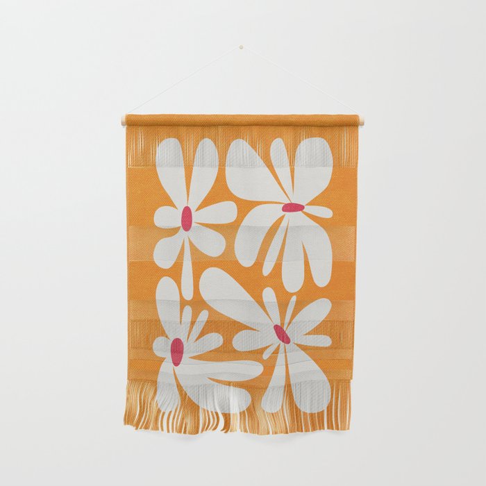 Bloom: Tangerine Matisse Color Series 03 Wall Hanging Gallery Image 1