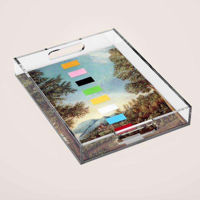 Danube Landscape Acrylic Tray Gallery Image 1