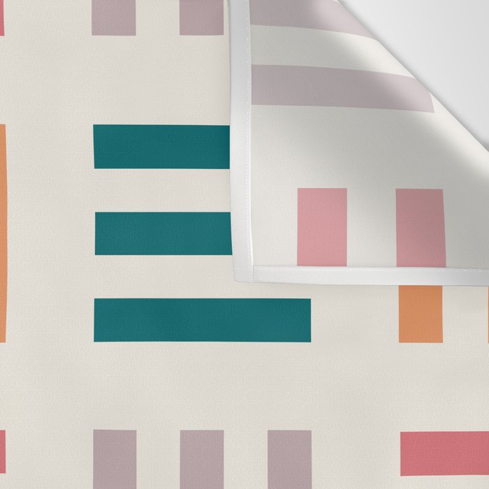 Modern Geometric Color Block Pattern Wall Tapestry Gallery Image 3