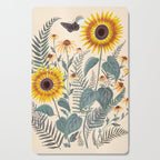 Sunflowers and Ferns Cutting Board Gallery Image 1