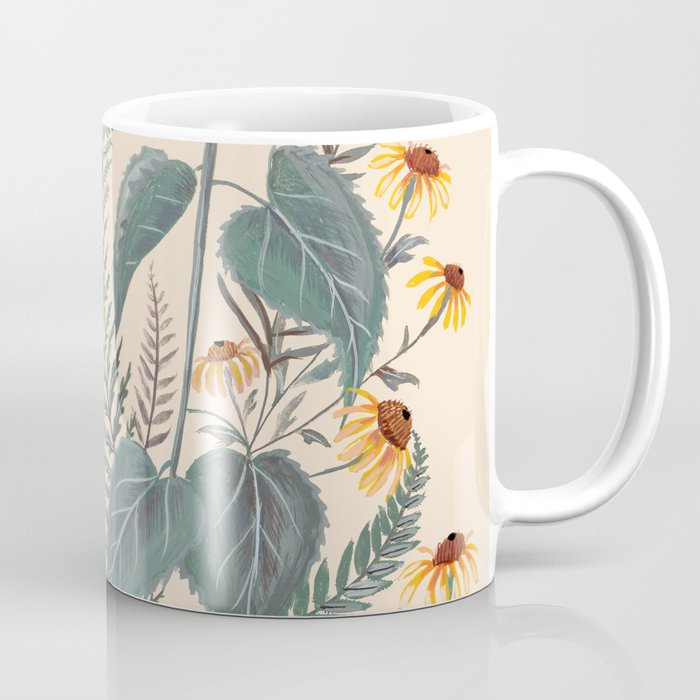 Sunflowers and Ferns Coffee Mug Gallery Image 1