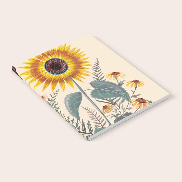 Sunflowers and Ferns Notebook Gallery Image 1