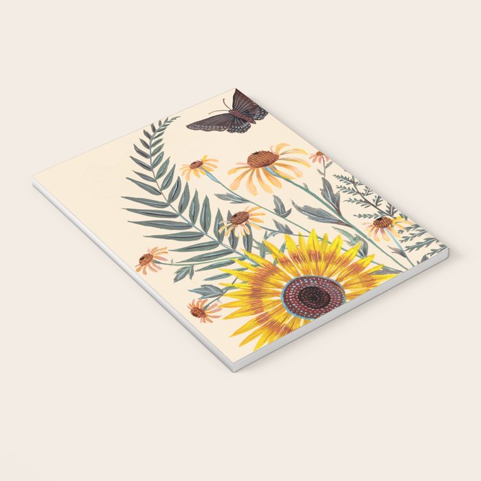 Sunflowers and Ferns Notebook Gallery Image 3
