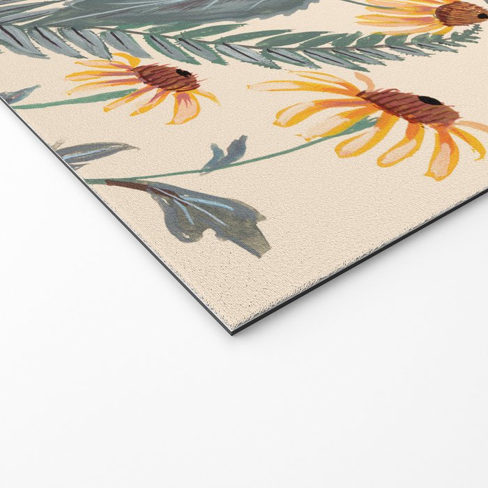 Sunflowers and Ferns Welcome Mat Gallery Image 2