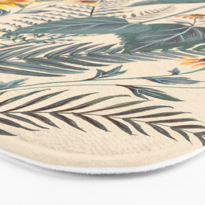 Sunflowers and Ferns Bath Mat Gallery Image 3