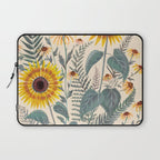 Sunflowers and Ferns Laptop Sleeve Gallery Image 1