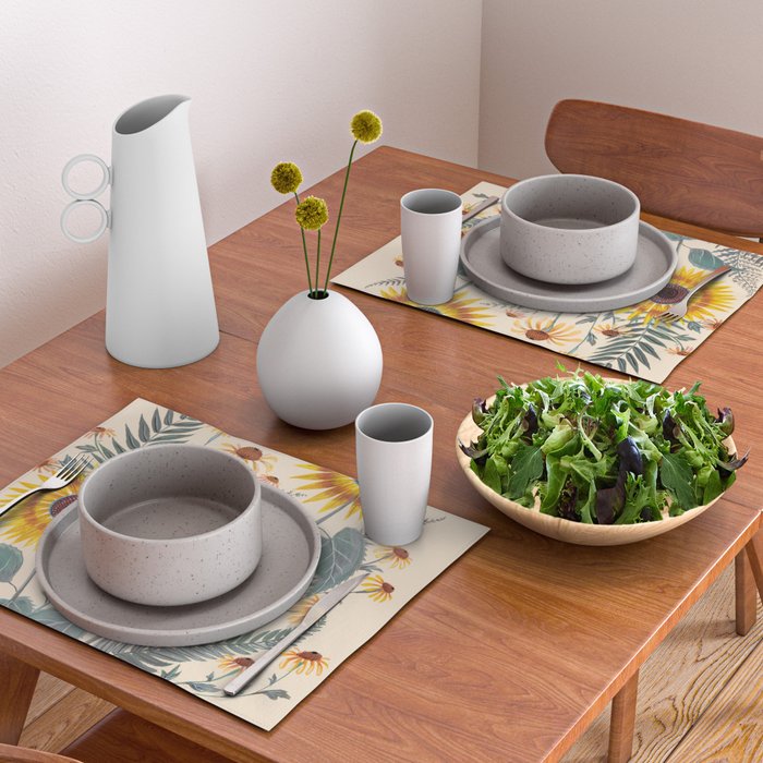 Sunflowers and Ferns Placemat Gallery Image 2