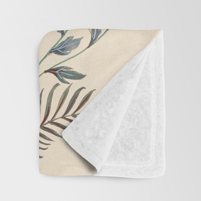 Sunflowers and Ferns Throw Blanket Gallery Image 3