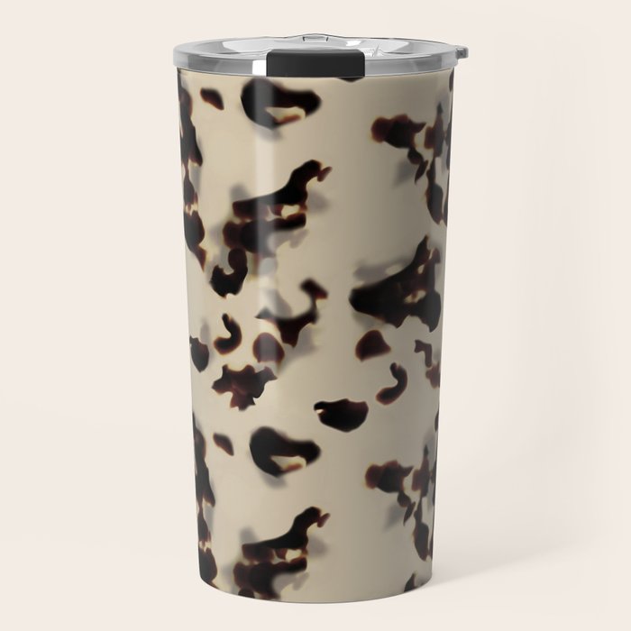 Chic Tortoise Shell on Ivory Travel Mug Gallery Image 1