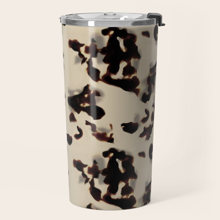Chic Tortoise Shell on Ivory Travel Mug Gallery Image 2