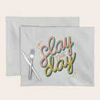 Slay the Day - Marigold & Blush Placemat Gallery Image 1