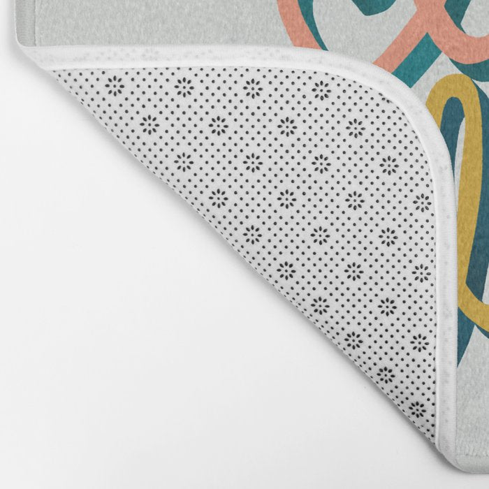 Slay the Day - Marigold & Blush Bath Mat Gallery Image 2