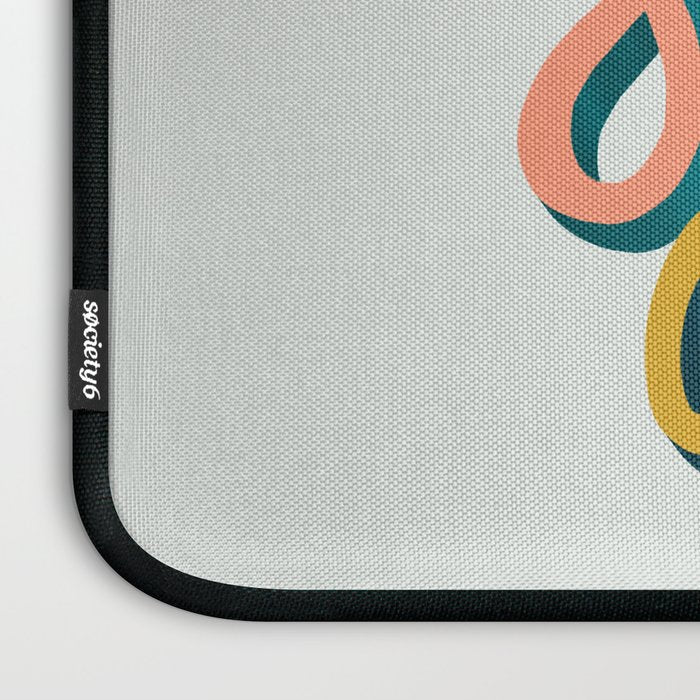 Slay the Day - Marigold & Blush Laptop Sleeve Gallery Image 3