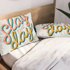 Slay the Day - Marigold & Blush Pillow Sham Gallery Image 2