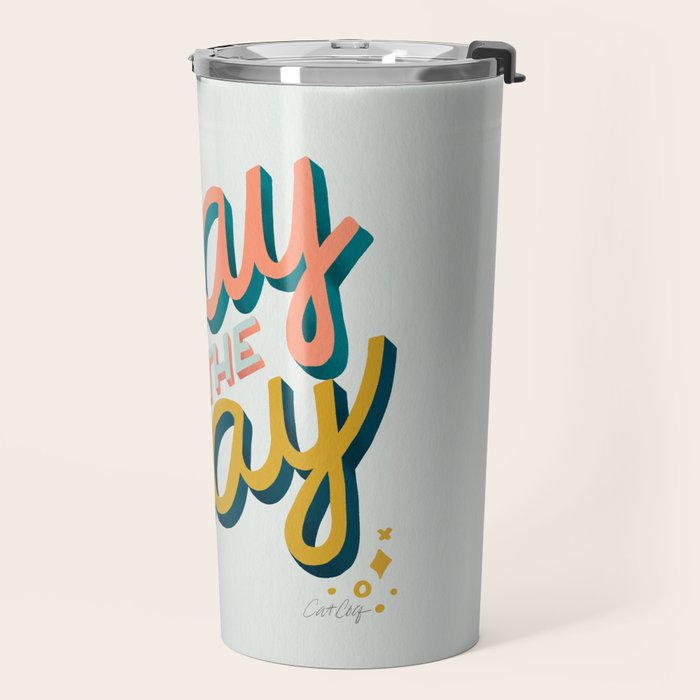 Slay the Day - Marigold & Blush Travel Mug Gallery Image 2