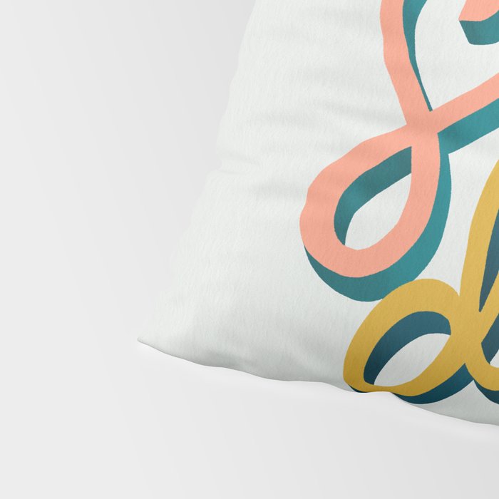 Slay the Day - Marigold & Blush Pillow Sham Gallery Image 4