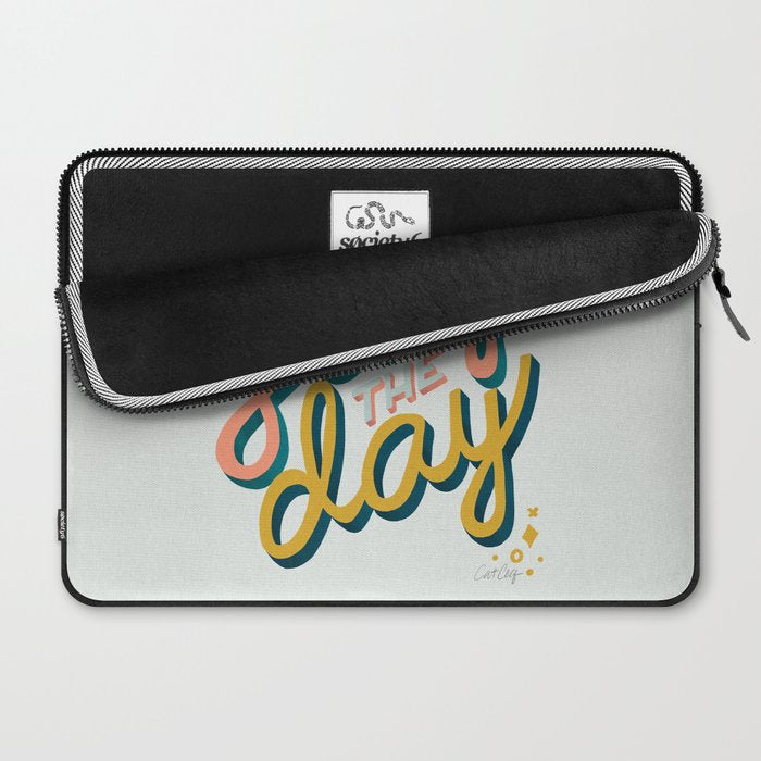 Slay the Day - Marigold & Blush Laptop Sleeve Gallery Image 2