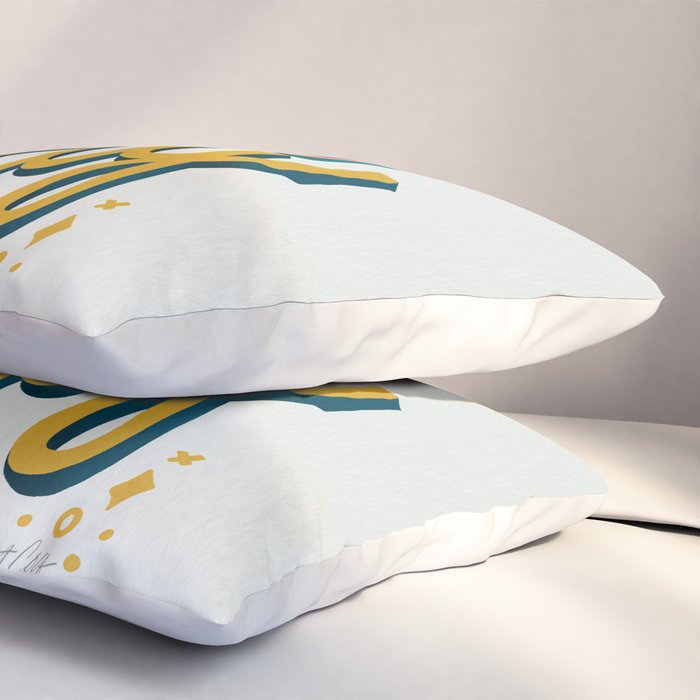 Slay the Day - Marigold & Blush Pillow Sham Gallery Image 3