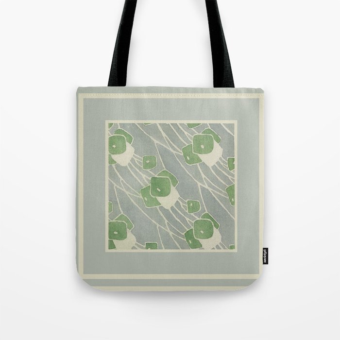 Green Geometric 1915 Hannah Borger Overbeck Tote Bag Gallery Image 1