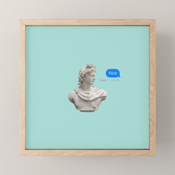 what a bust Mini Art Print Gallery Image 1