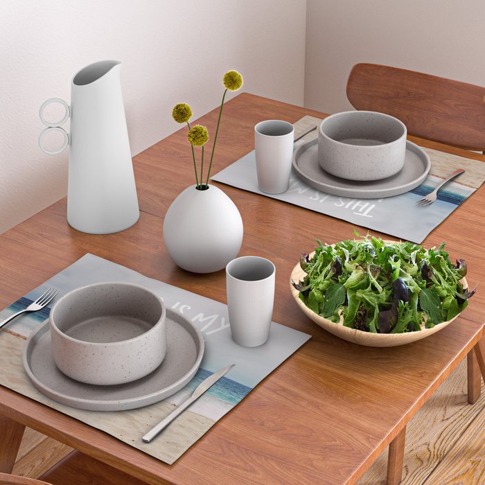 My Happy Place (Beach) Placemat Gallery Image 2