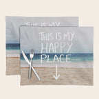 My Happy Place (Beach) Placemat Gallery Image 1