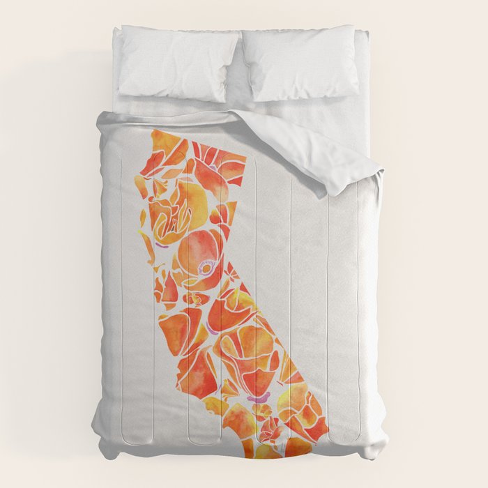 California Poppies Comforter Gallery Image 1