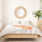 California Poppies Duvet Cover Gallery Image 3