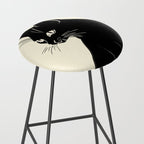 Minimalist Black Cat Stool Gallery Image 2