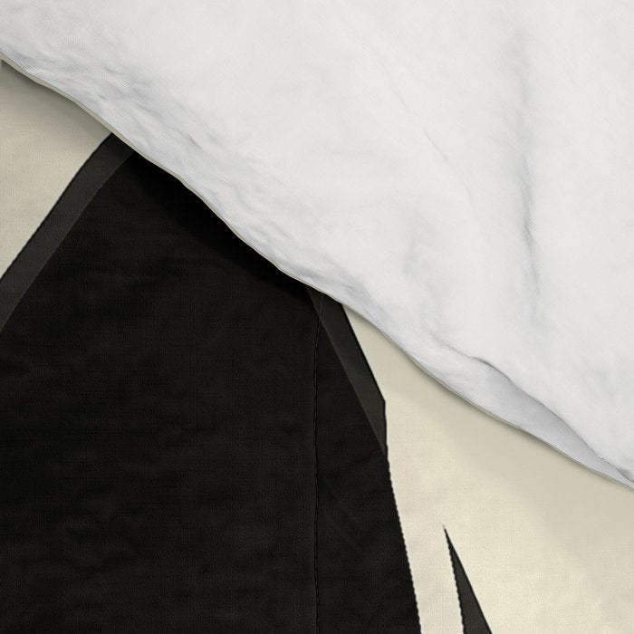 Minimalist Black Cat Comforter Gallery Image 4