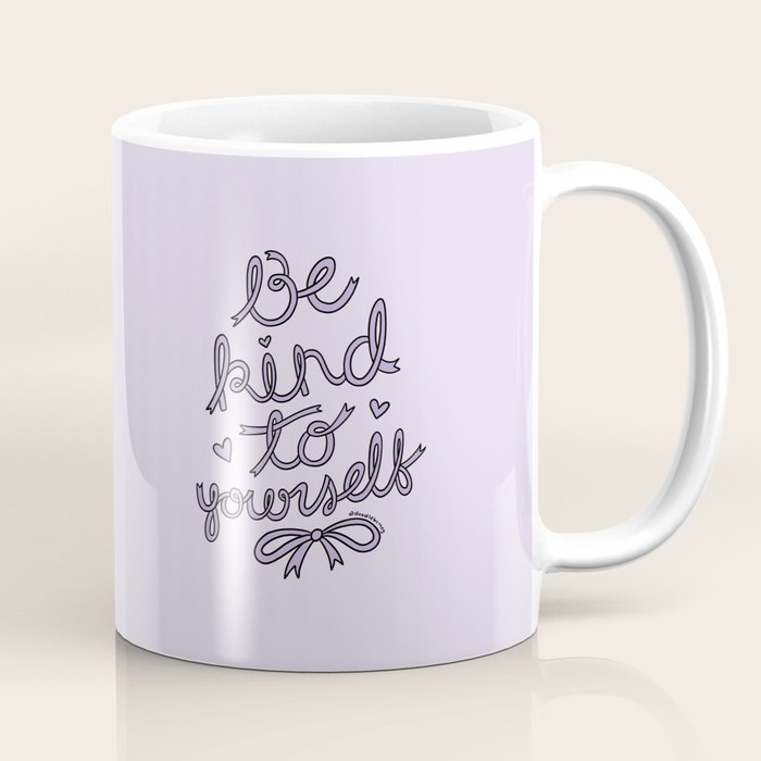 Be Kind to Yourself in Purple Coffee Mug Gallery Image 1