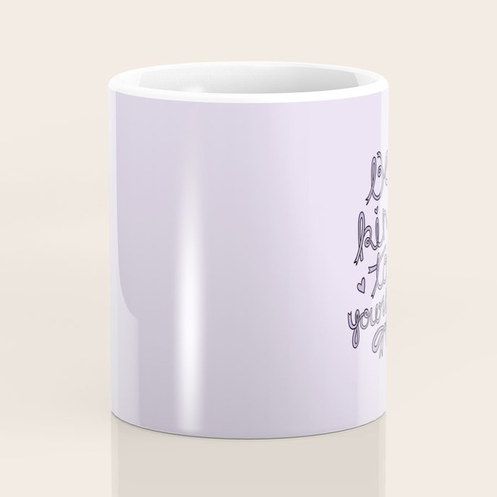 Be Kind to Yourself in Purple Coffee Mug Gallery Image 4