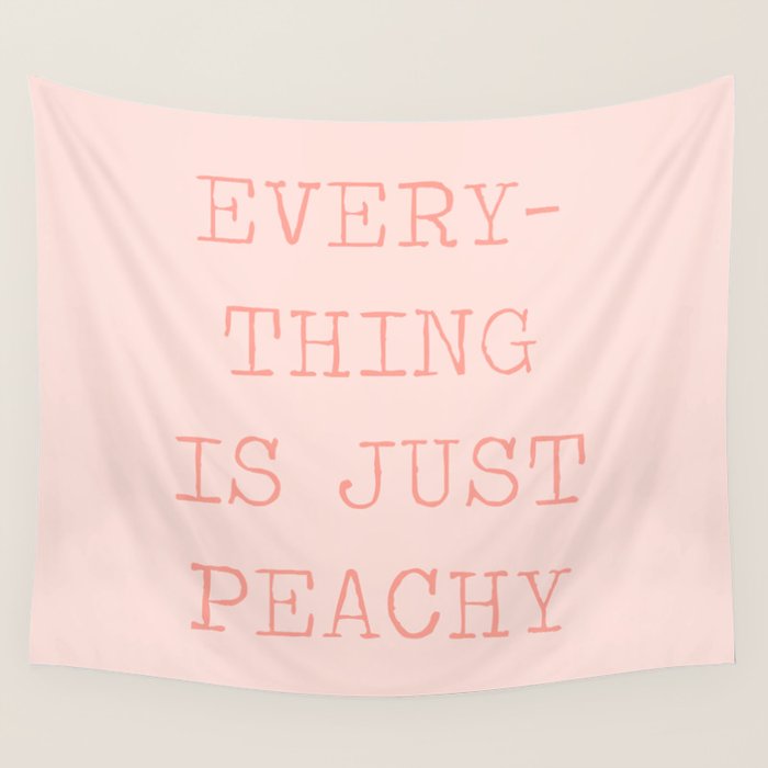 Just Peachy Wall Tapestry Gallery Image 4