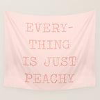Just Peachy Wall Tapestry Gallery Image 4