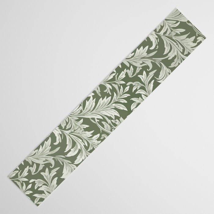 Countryside Bloom Sage Leaf Table Runner Gallery Image 3