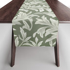 Countryside Bloom Sage Leaf Table Runner Gallery Image 1