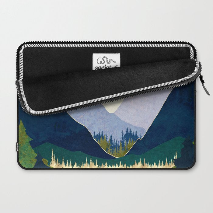 Winter Mountain Lake Laptop Sleeve Gallery Image 2