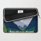 Winter Mountain Lake Laptop Sleeve Gallery Image 2