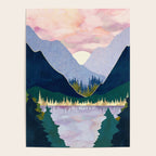 Winter Mountain Lake Poster Gallery Image 4