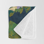 Winter Mountain Lake Throw Blanket Gallery Image 3