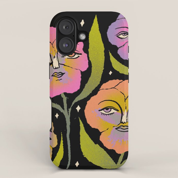 Night Pansy iPhone Case Gallery Image 1