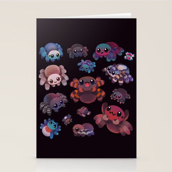 Tarantulas - dark Stationery Card Gallery Image 2