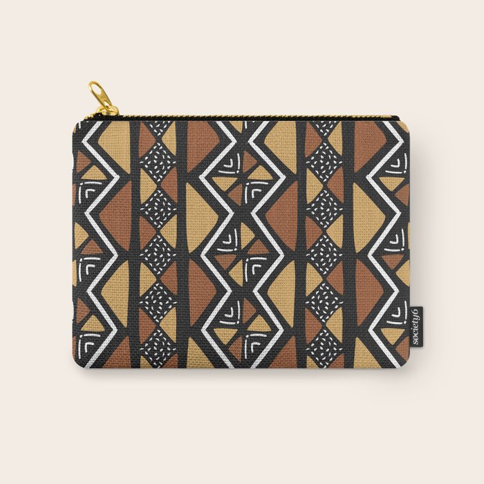 African mud cloth Mali Carry All Pouch Gallery Image 1