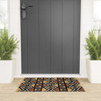 African mud cloth Mali Welcome Mat Gallery Image 3