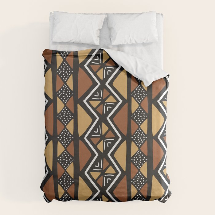 African mud cloth Mali Duvet Cover Gallery Image 1